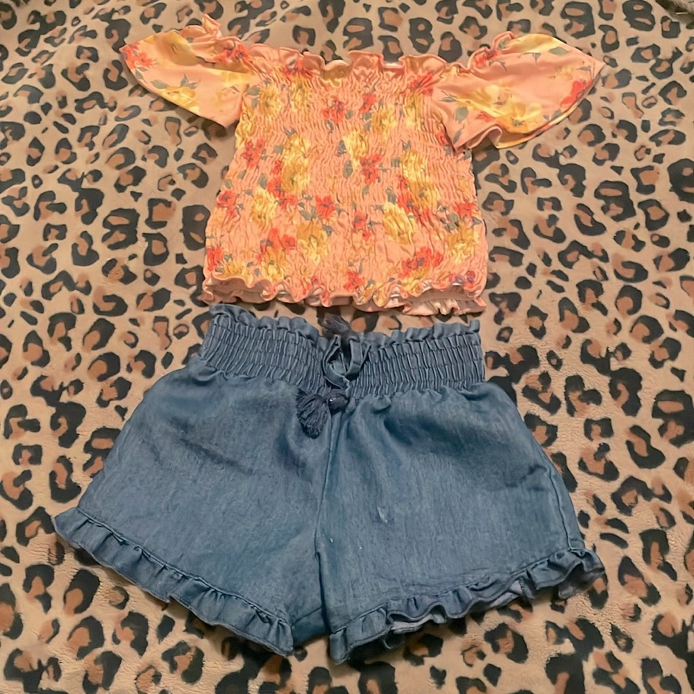 2 pc shorts outfit size 4T